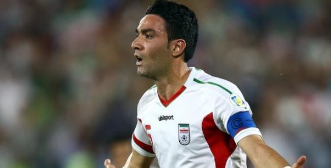 Nekounam to captain Iran squad in 2015 Asian Cup