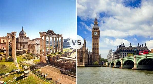 Rome and London fight over which is safer!