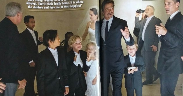 Brad Pitt and Angelina Jolie’s wedding