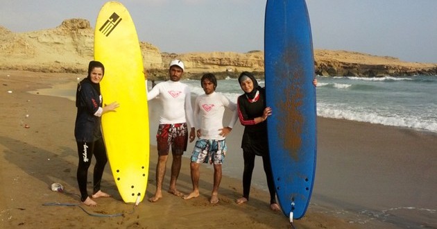 Iran’s Female Surf Pioneers