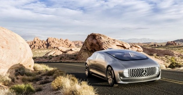 Mercedes F015 concept self driving car