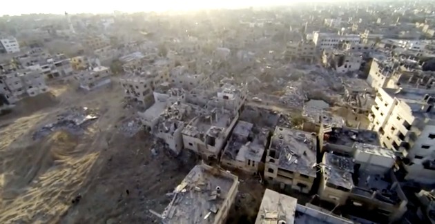 Drone footage reveals extent of damage in Gaza | gooyadaily