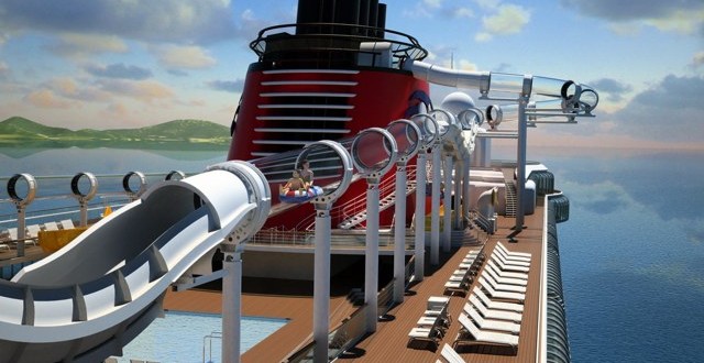 See Through Disney Cruise Water Slide